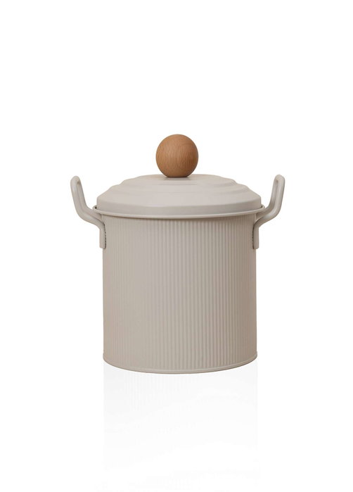 Hermia Caja de Almacenamiento GALVANIZE Beige